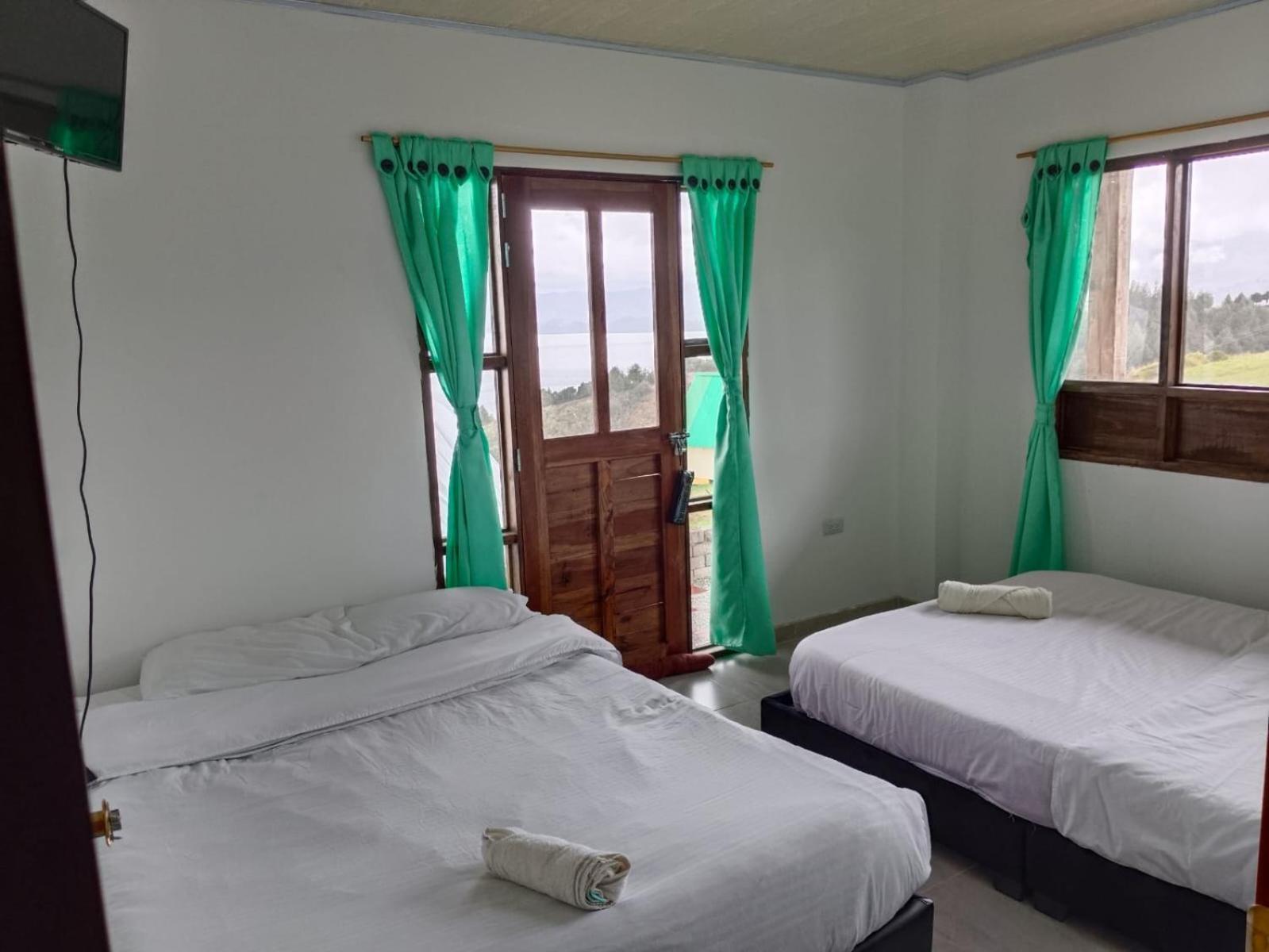 Hotel Tota Eliseo Playa Blanca Lago De Tota Buitenkant foto